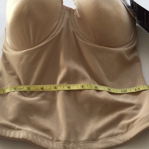 Bustier Molded Cup extra Firm control color beige size 36C. #77. - Picture 7 of 9